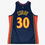 Mitchell & Ness Men's NBA Stephen Curry Golden State Warriors 2009-10 AUTHENTIC Jersey - Navy