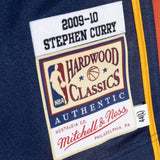 Mitchell & Ness Men's NBA Stephen Curry Golden State Warriors 2009-10 AUTHENTIC Jersey - Navy