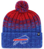 '47 NFL Buffalo Bills Cascade Cuff Pom Knit - Red/Blue