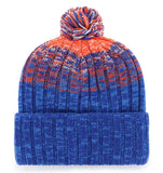 '47 NHL Edmonton Oilers Cascade Cuff Pom Knit - Blue/Orange