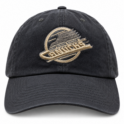 '47 NHL Charki Ballpark Clean Up Adjustable Hat - Black/Gold