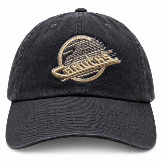 '47 NHL Charki Ballpark Clean Up Adjustable Hat - Black/Gold
