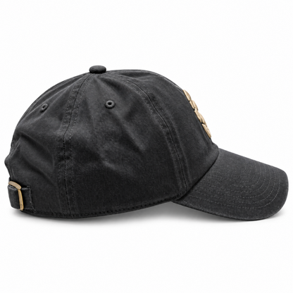 '47 NBA Toronto Raptors Charki Ballpark Clean Up Adjustable Hat - Black/Gold
