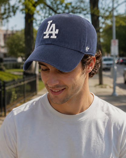 47 Los Angeles Dodgers MLB Clean Up Adjustable Hat - Navy