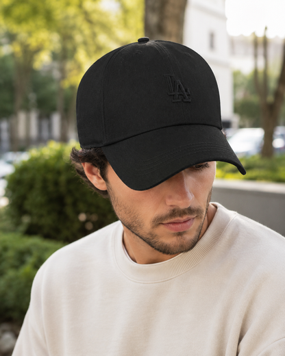 ’47 MLB Los Angeles Dodgers Contemporary TT Clean Up Adjustable Hat - Black
