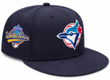 New Era MLB Toronto Blue Jays 59FIFTY 1993 World Series Patch Fitted Hat - Navy