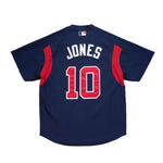Men's Chipper Jones Navy Atlanta Braves Cooperstown Collection 2003 Authentic Batting Practice Player Jersey
