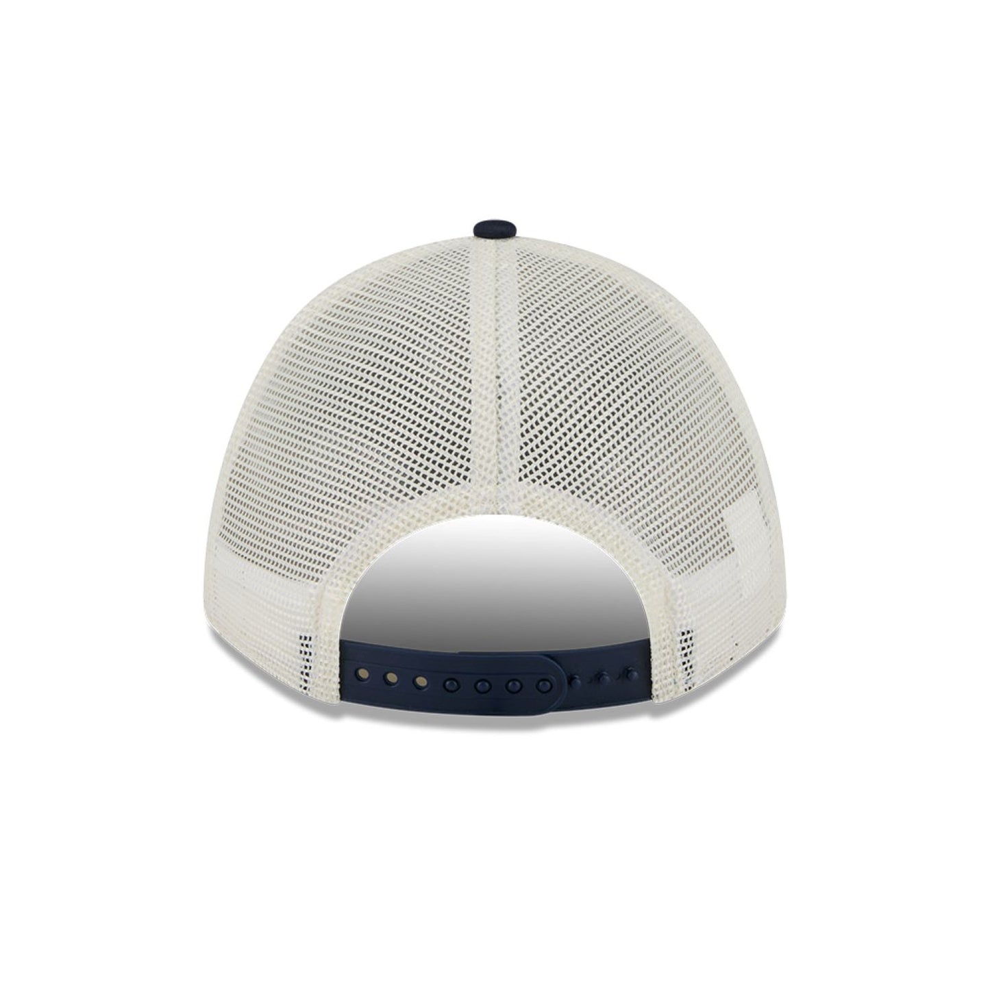 New Era MLB New York Yankees 9FORTY Chrome Arch M-Crown A-Frame Adjustable Trucker Cap - White / Navy