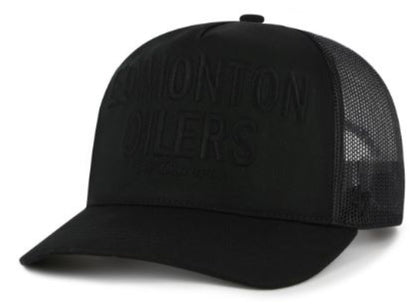 '47 NHL Edmonton Oilers Contemporary Hitch Hat - Black