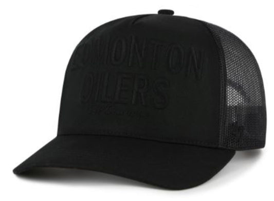 '47 NHL Edmonton Oilers Contemporary Hitch Hat - Black