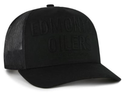 '47 NHL Edmonton Oilers Contemporary Hitch Hat - Black