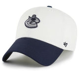 ’47 NHL Vancouver Canucks Contemporary TT Clean Up Adjustable Hat - White/Blue