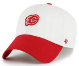 ’47 NHL Calgary Flames Contemporary TT Clean Up Adjustable Hat - White/Red