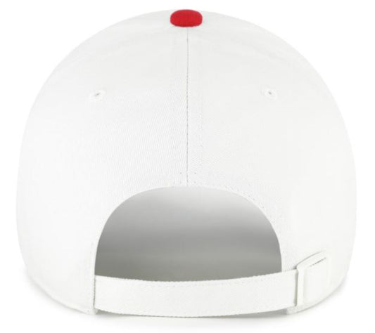 ’47 NHL Calgary Flames Contemporary TT Clean Up Adjustable Hat - White/Red