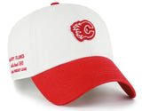 ’47 NHL Calgary Flames Contemporary TT Clean Up Adjustable Hat - White/Red