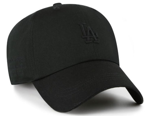 ’47 MLB Los Angeles Dodgers Contemporary TT Clean Up Adjustable Hat - Black