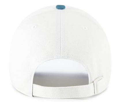 ’47 MLB New York Yankees Contemporary TT Clean Up Adjustable Hat - White/Teal