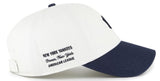 ’47 MLB New York Yankees Contemporary TT Clean Up Adjustable Hat - White/Navy