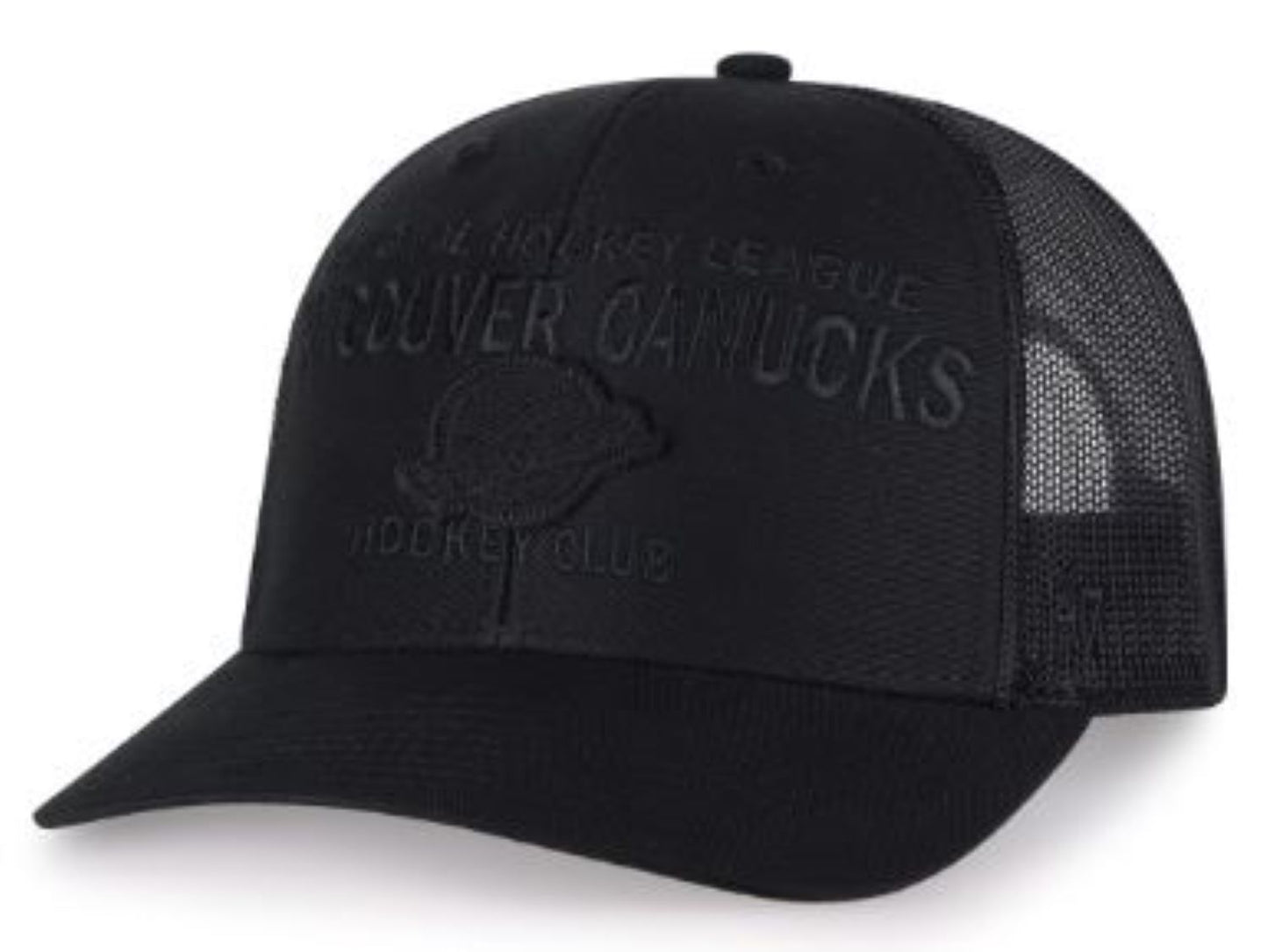 '47 NHL Vancouver Canucks Contemporary Mesh Trucker Hat - Black