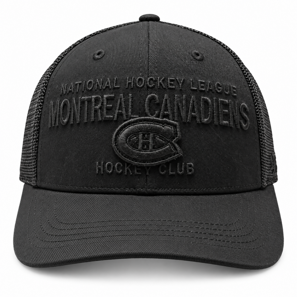 '47 NHL Montreal Canadiens Contemporary Trucker Mesh Adjustable Hat - Black