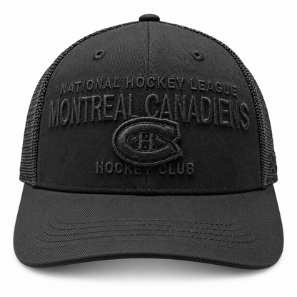 '47 NHL Montreal Canadiens Contemporary Trucker Mesh Adjustable Hat - Black