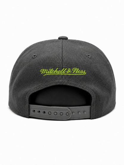Mitchell & Ness MLB Toronto Blue Jays Cooperstown 1992 WS Sidepatch Original Fit Snapback Hat - Grey/Green