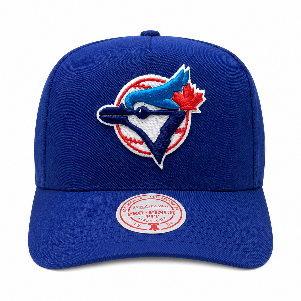 Mitchell & Ness MLB Toronto Blue Jays Cooperstown 1993 WS Sidepatch Pro Pinch Fit Snapback Hat - Blue