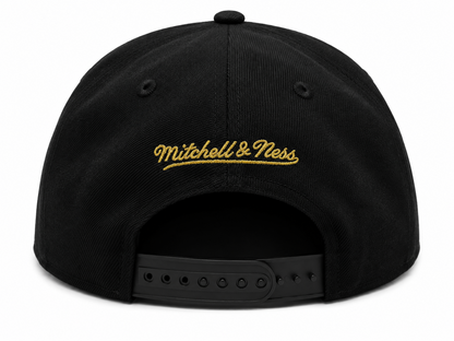 Mitchell & Ness MLB Toronto Blue Jays Cooperstown Sidepatch Original Fit Snapback Hat - Black/Gold