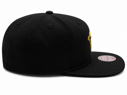 Mitchell & Ness MLB Toronto Blue Jays Cooperstown Sidepatch Original Fit Snapback Hat - Black/Gold