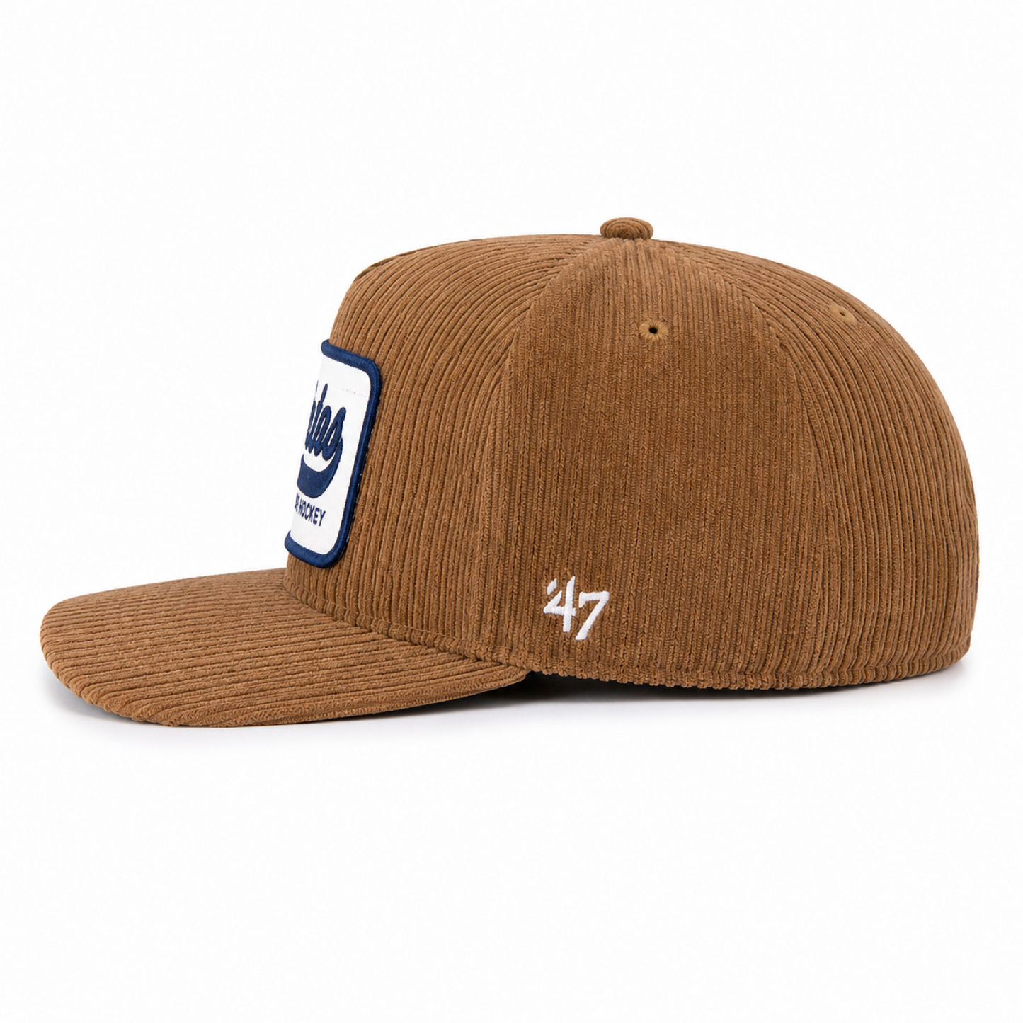 '47 NHL Montreal Canadiens Cord Patch Hitch Adjustable Hat - Brown