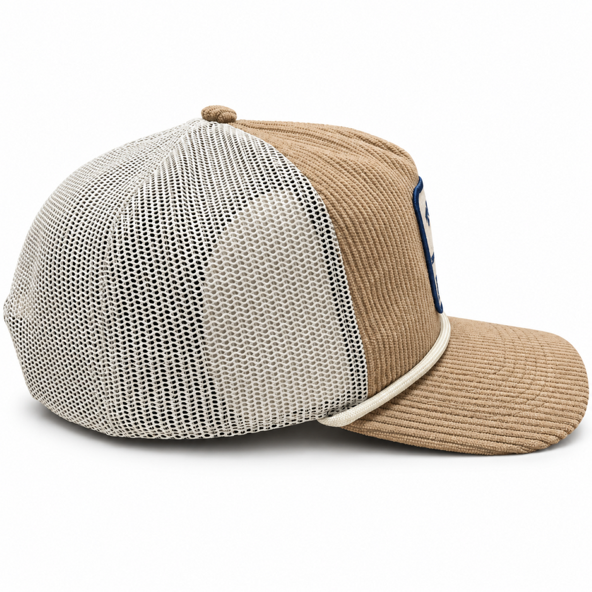 '47 NHL Toronto Maple Leafs Cordlandia Hitch RF Mesh Adjustable Hat - Khaki/White