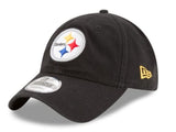 New Era NFL Pittsburgh Steelers 9TWENTY Core Classic 2.0 Adjustable Cap - Black
