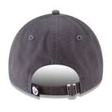 New Era NFL Pittsburgh Steelers 9TWENTY Core Classic 2.0 Adjustable Cap - Graphite
