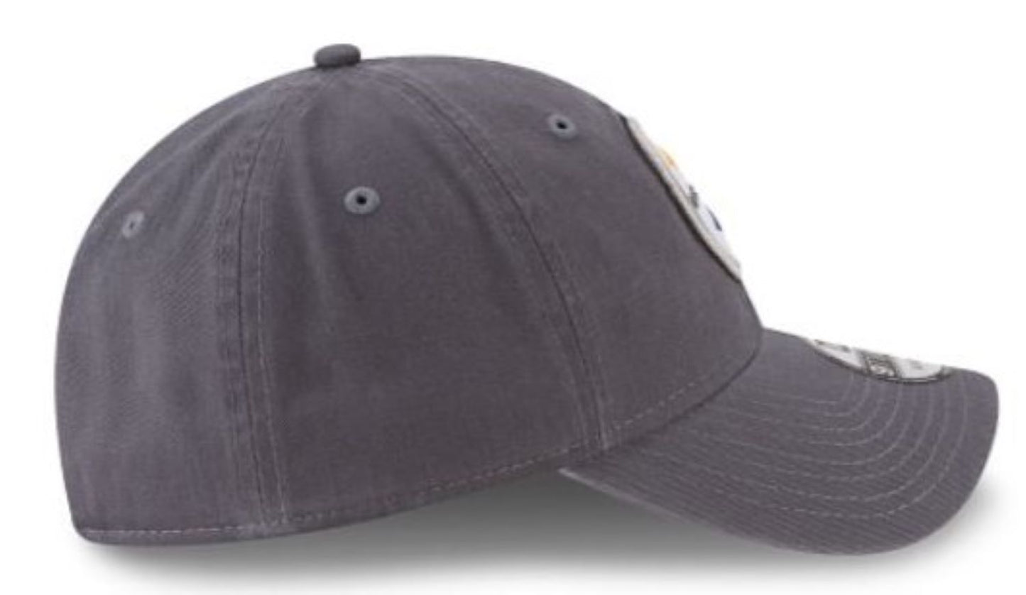 New Era NFL Pittsburgh Steelers 9TWENTY Core Classic 2.0 Adjustable Cap - Graphite