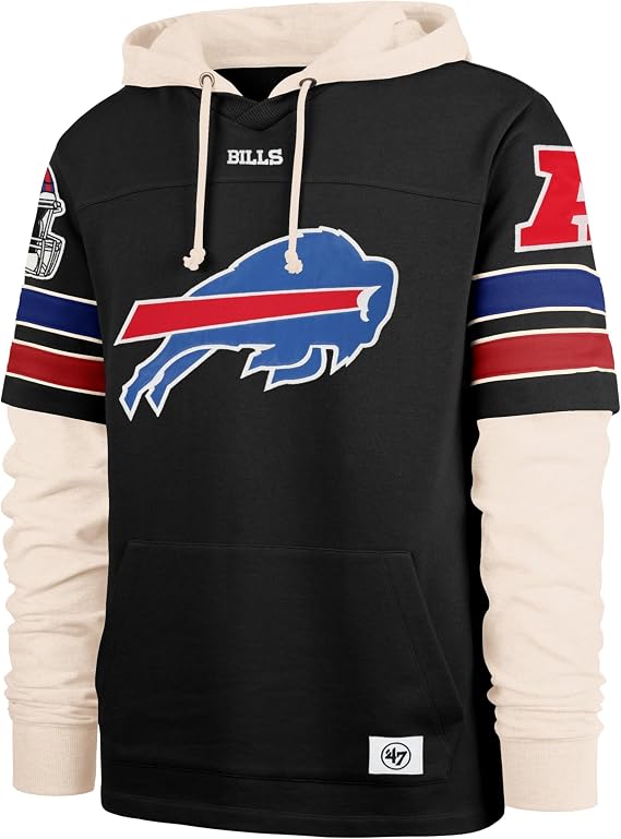 '47 NFL Buffalo Bills Split Zone Cornerback Duo Lacer - Black/White