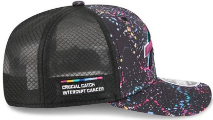 New Era NFL Buffalo Bills 2025 Crucial Catch 9SEVENTY Stretch-Snap Trucker Adjustable Hat - Black (Copy)