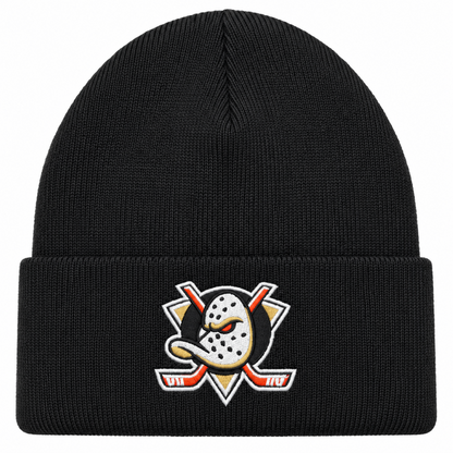 American Needle NHL Replica Cuffed Knit Hat - Black