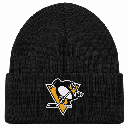 American Needle NHL Replica Cuffed Knit Hat - Black