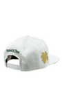 Edmonton Oilers Mitchell & Ness St. Patrick's Day White Riverdance Snapback Hat - White