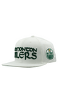 Edmonton Oilers Mitchell & Ness St. Patrick's Day White Riverdance Snapback Hat - White