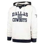 '47 NFL Dallas Cowboys Golden Age Skipper Original Hoodie - White / Navy