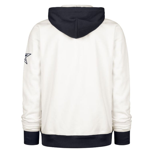 '47 NFL Dallas Cowboys Golden Age Skipper Original Hoodie - White / Navy