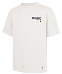 '47 NFL Dallas Cowboys Men's Lateral Foundation Sandstone Tee - White