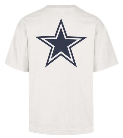 '47 NFL Dallas Cowboys Men's Lateral Foundation Sandstone Tee - White