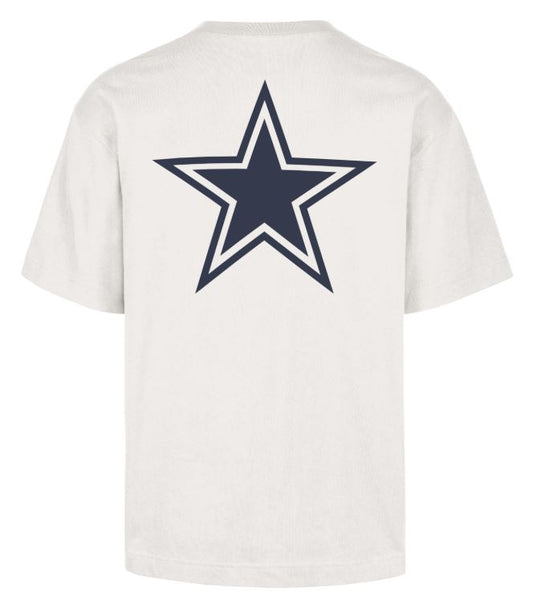 '47 NFL Dallas Cowboys Men's Lateral Foundation Sandstone Tee - White