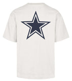 '47 NFL Dallas Cowboys Men's Lateral Foundation Sandstone Tee - White