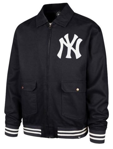 47 MLB New York Yankees Golden Diamond Homestead Jacket - Black