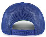 '47 NHL Edmonton Oilers Double Header Rope Mesh Adjustable Snapback Hat - Blue