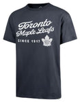 '47 NHL Toronto Maple Leafs Dusted Carrick River Tee - Navy