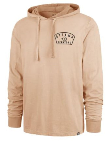 '47 Ottawa Senators Dusted Overhand River Jersey Hoodie - Red